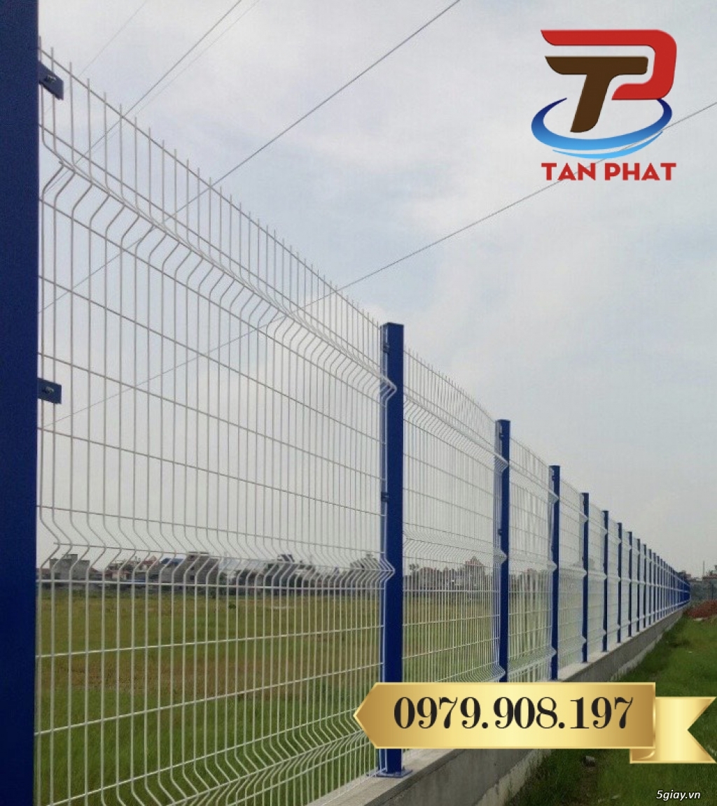 hàng rào lưới thép chấn sóng, hàng rào lưới thép mạ kẽm sơn tĩnh điện - 2