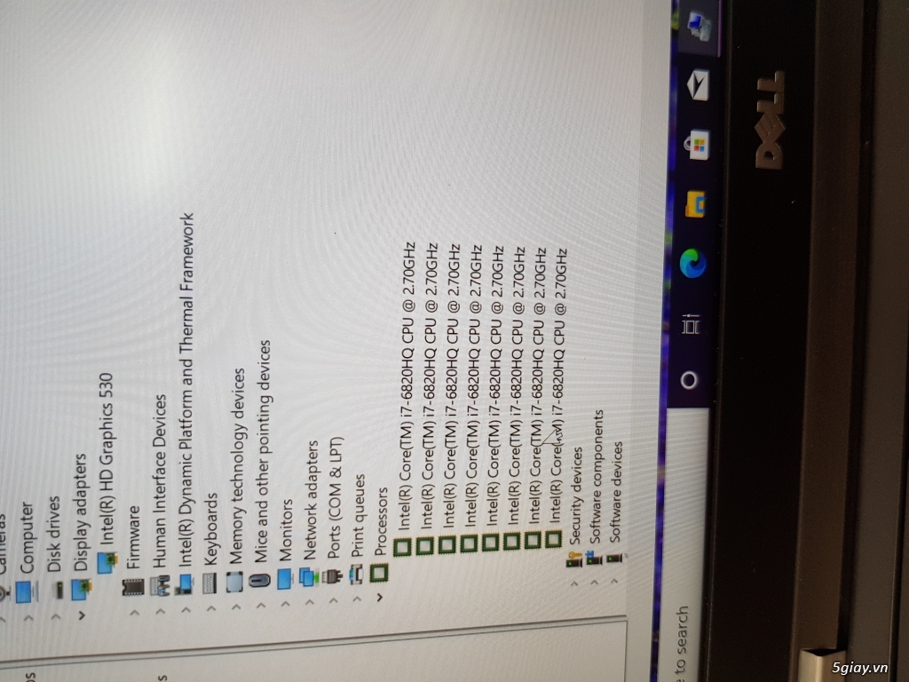 laptop dell latitude e 5470 cpu i7-6820HQ - 1