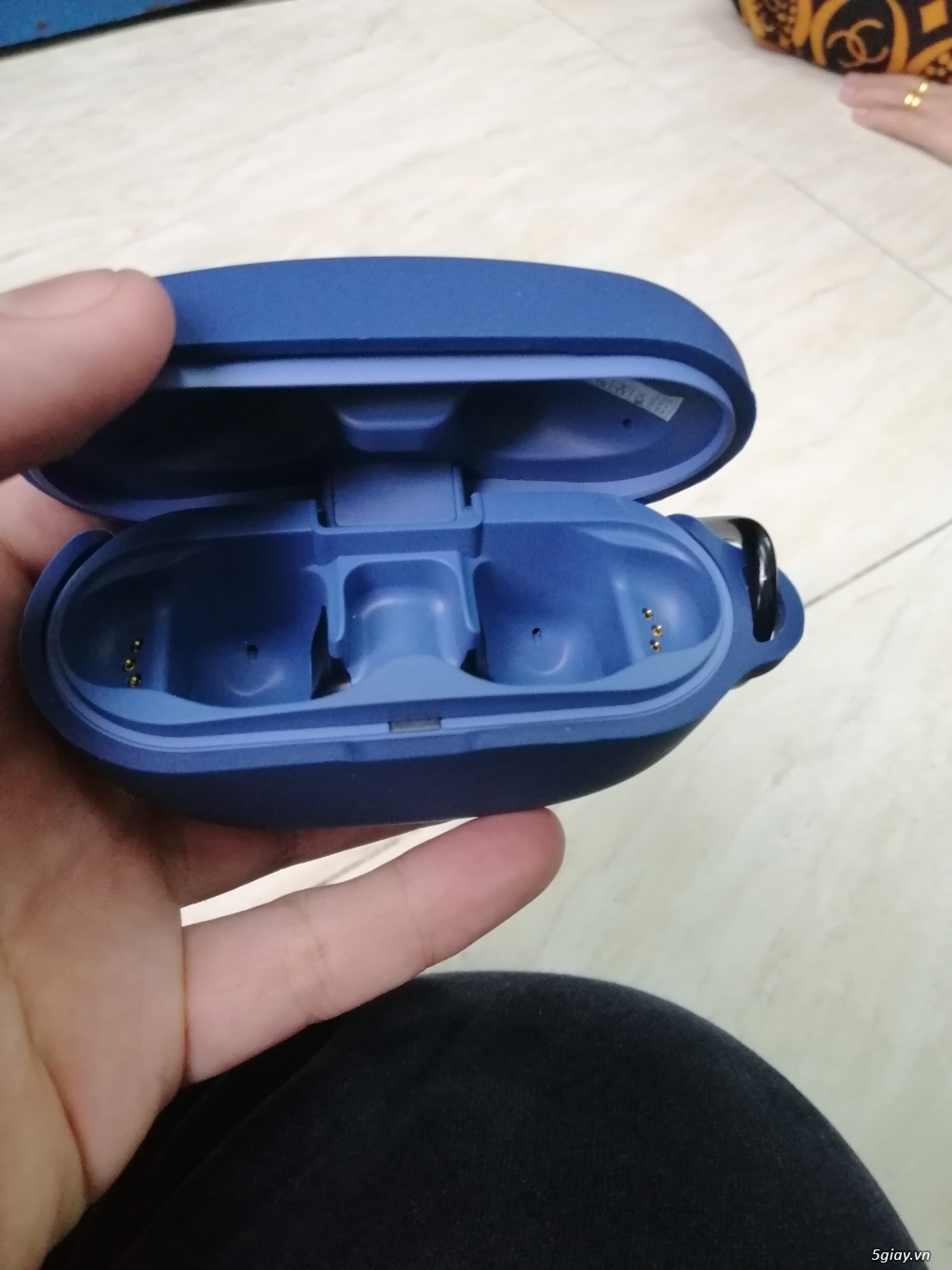Tai nghe sony wf sp800n mới 99% màu xanh dương nobox - 4
