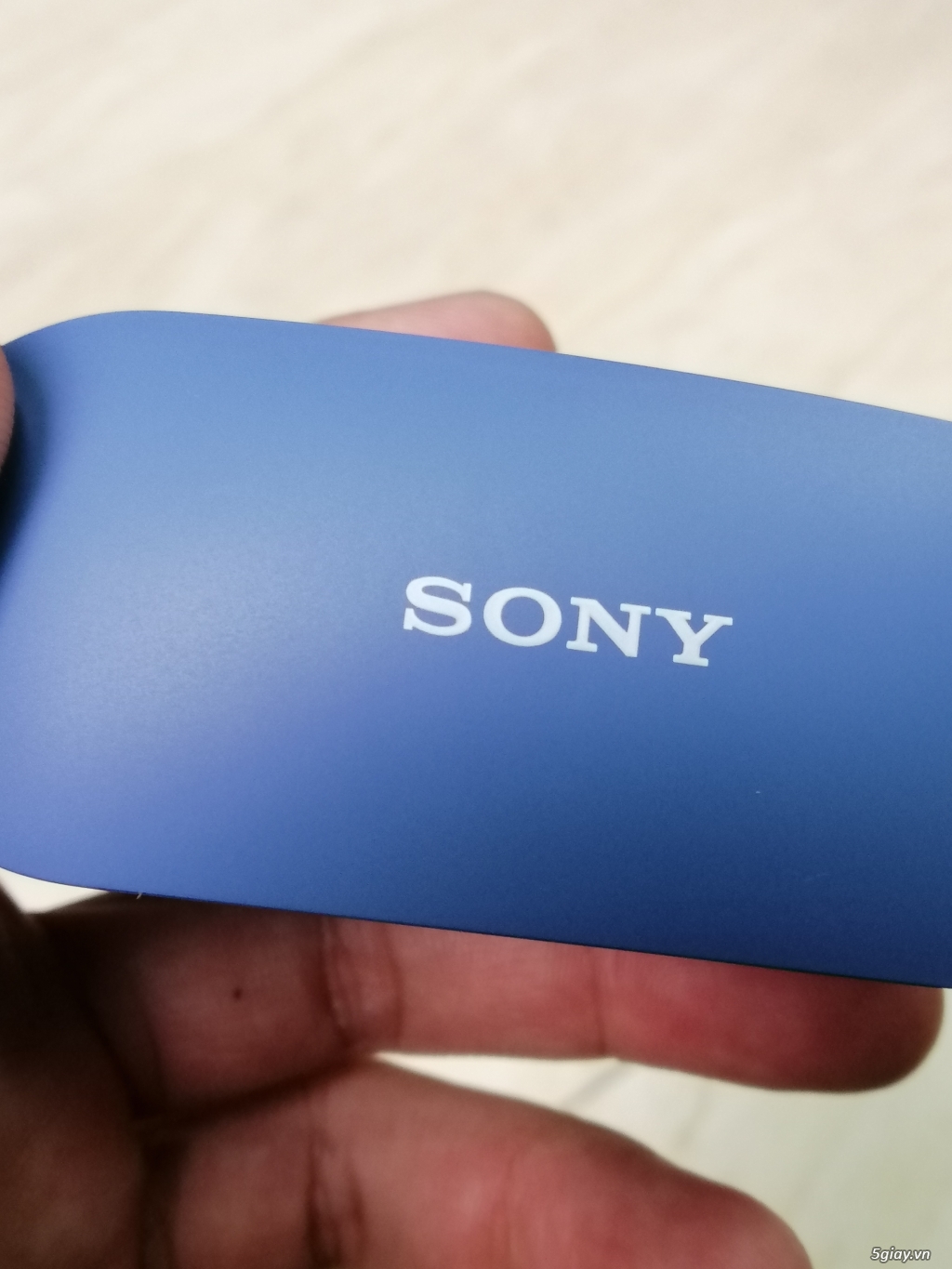 Tai nghe sony wf sp800n mới 99% màu xanh dương nobox - 1