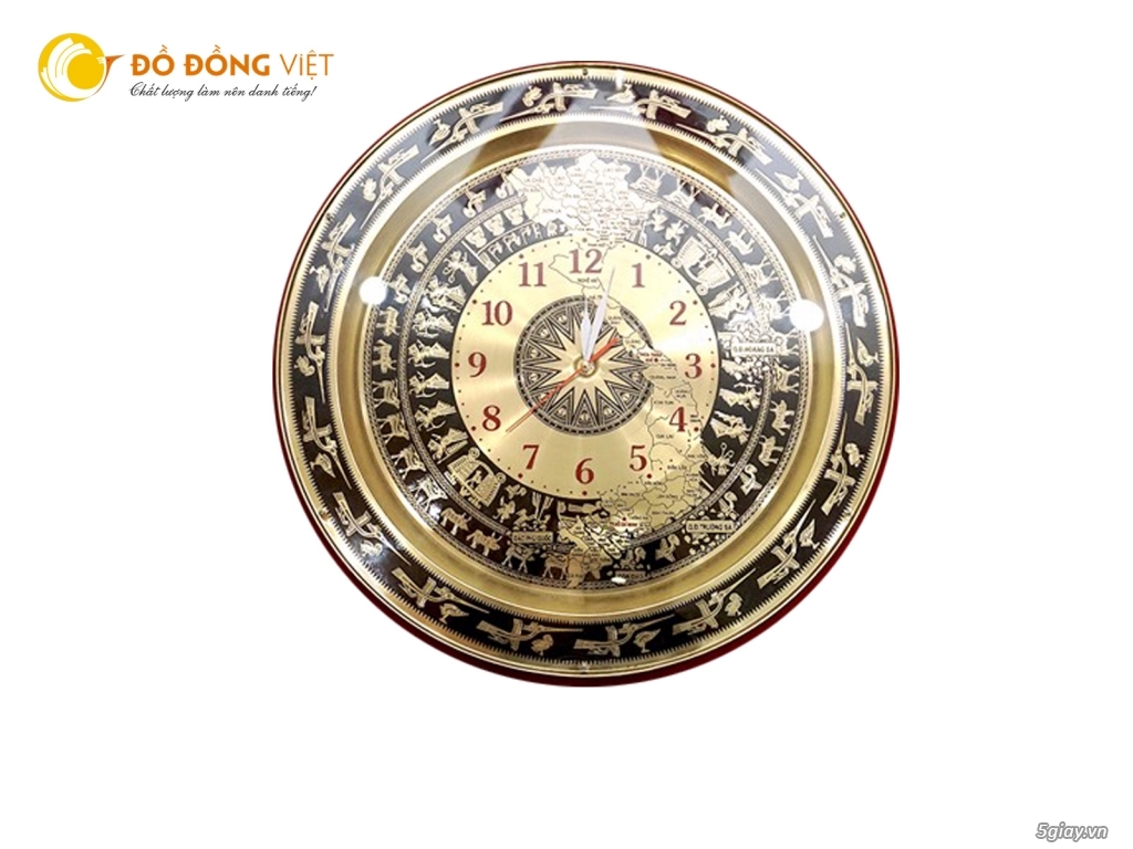 Đồng Hồ Mặt Trống Đồng Đẹp Tinh Xảo Từng Chi Tiết - 1