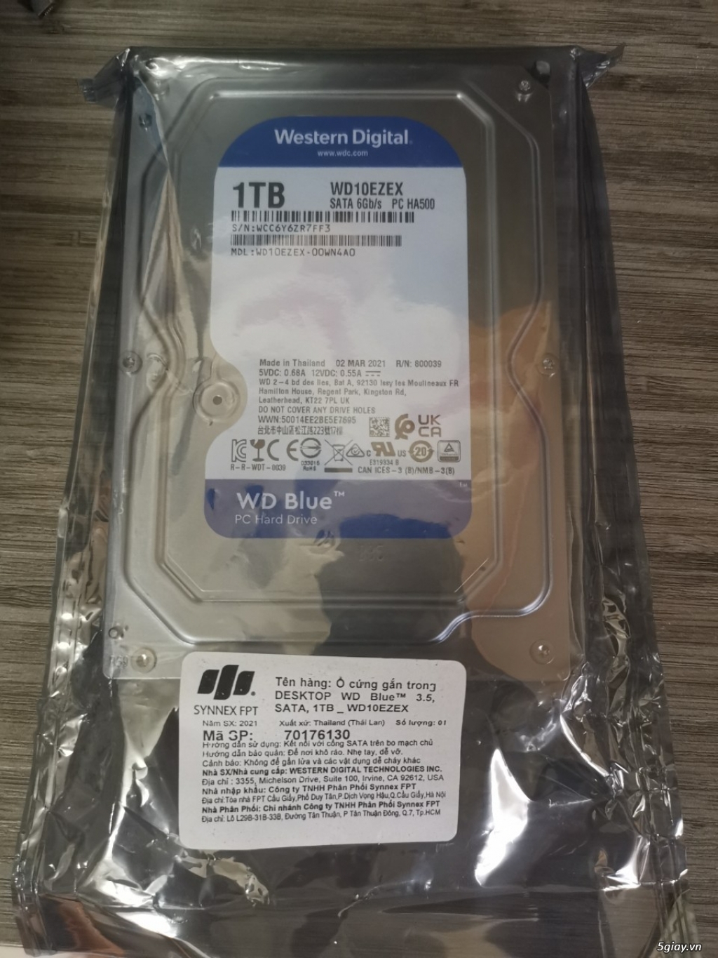 NEW 100% RẺ: SSD.M2 240G, RAM HYPER 8G 2666, POWER 500W ELI V3, HDD 1T - 1