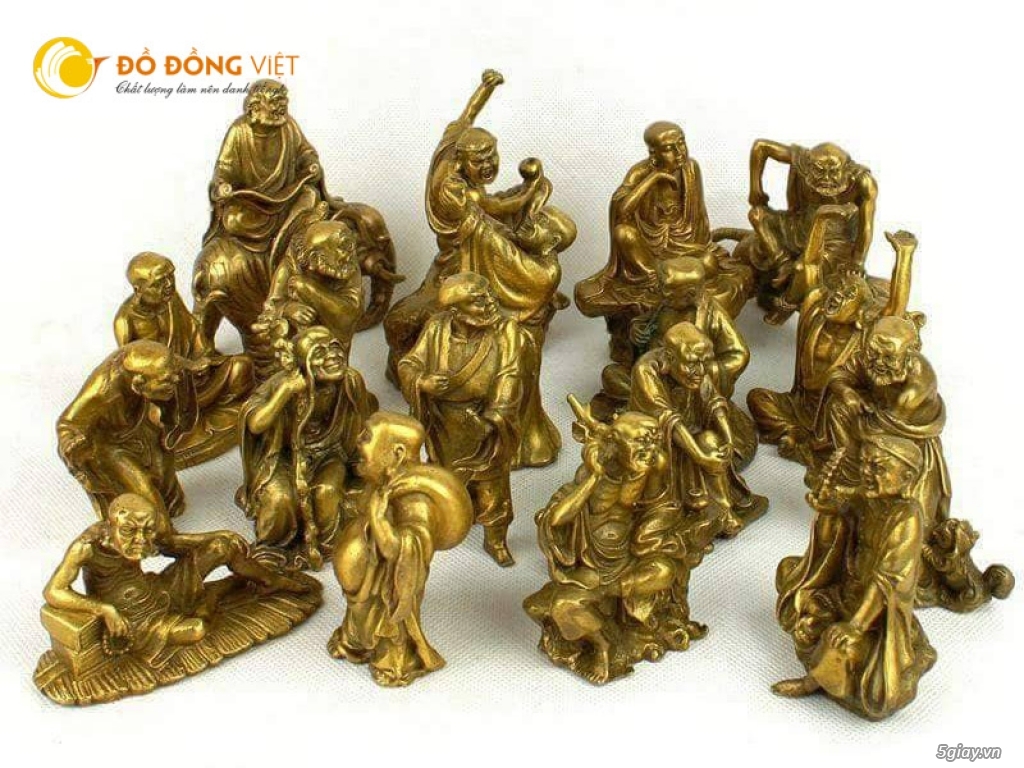 Tượng 18 vị la hán bằng đồng - 1