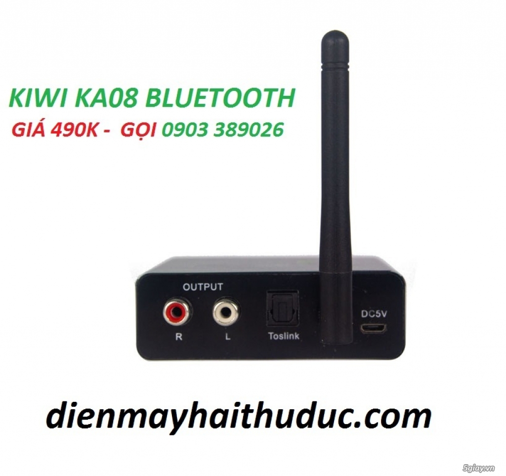 Thiết bị Kiwi KA08 Bluetooth chuyển âm thanh Quang ra AV - 2