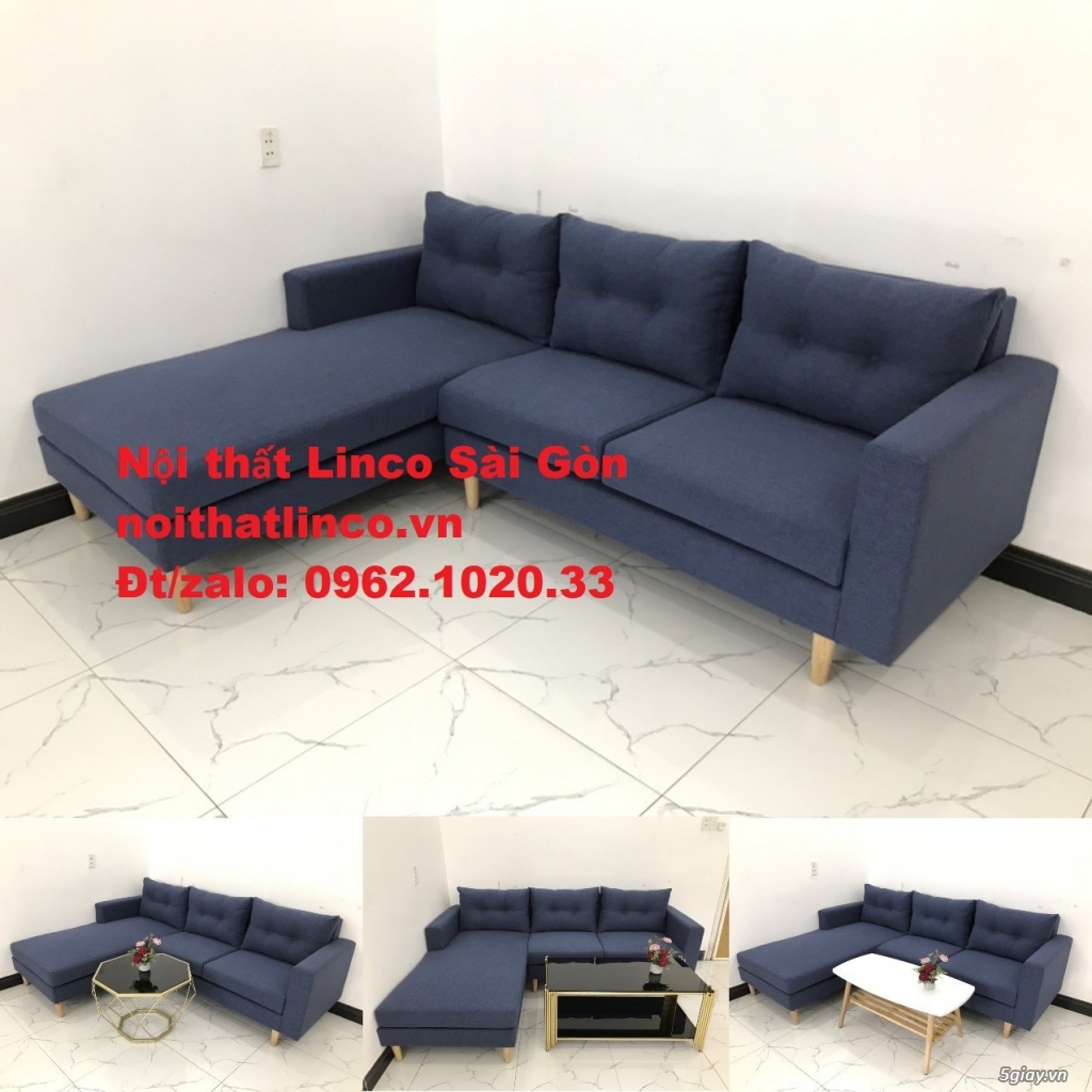 Bộ bàn ghế sofa góc L 2m2 x 1m6 giá rẻ đẹp ở tại Sofa Linco TpHCM