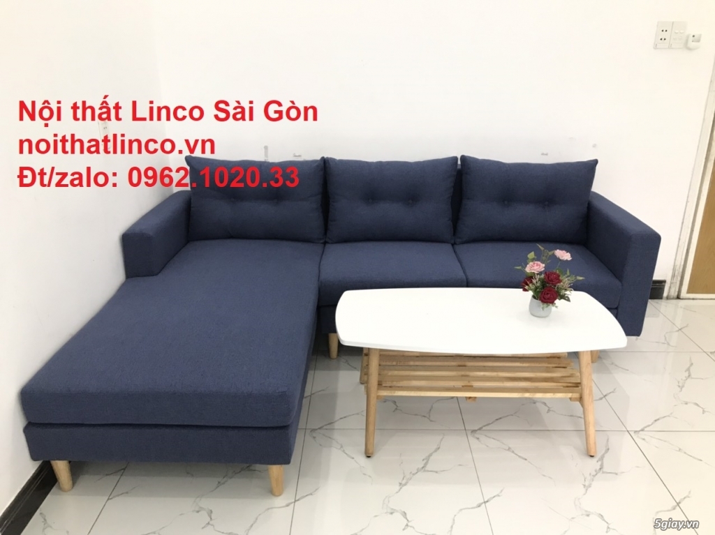 Bộ bàn ghế sofa góc L 2m2 x 1m6 giá rẻ đẹp ở tại Sofa Linco TpHCM - 7