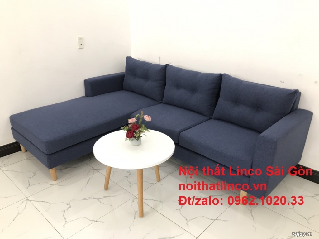 Bộ bàn ghế sofa góc L 2m2 x 1m6 giá rẻ đẹp ở tại Sofa Linco TpHCM - 5
