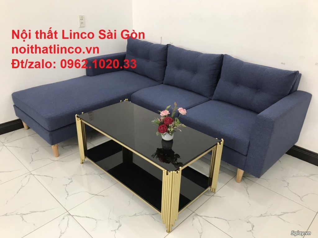 Bộ bàn ghế sofa góc L 2m2 x 1m6 giá rẻ đẹp ở tại Sofa Linco TpHCM - 11