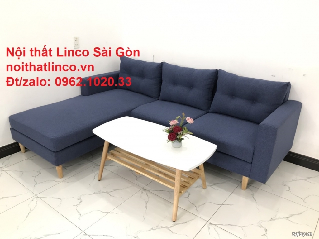Bộ bàn ghế sofa góc L 2m2 x 1m6 giá rẻ đẹp ở tại Sofa Linco TpHCM - 6