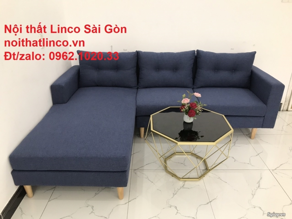 Bộ bàn ghế sofa góc L 2m2 x 1m6 giá rẻ đẹp ở tại Sofa Linco TpHCM - 1