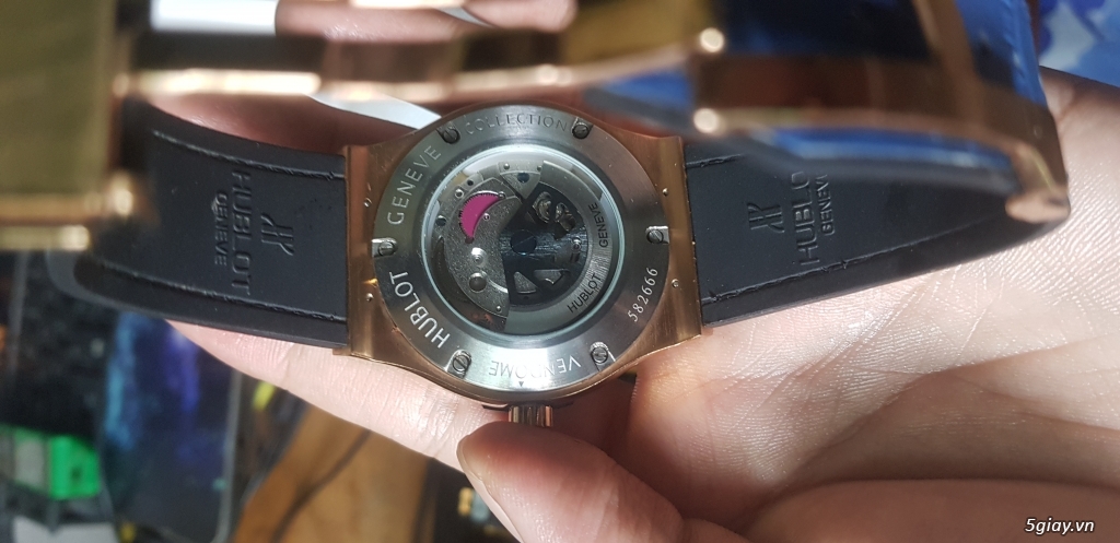Đồng hồ Hublot Classic Fusion Rose Gold Blue hàng Replica 1:1 - 2