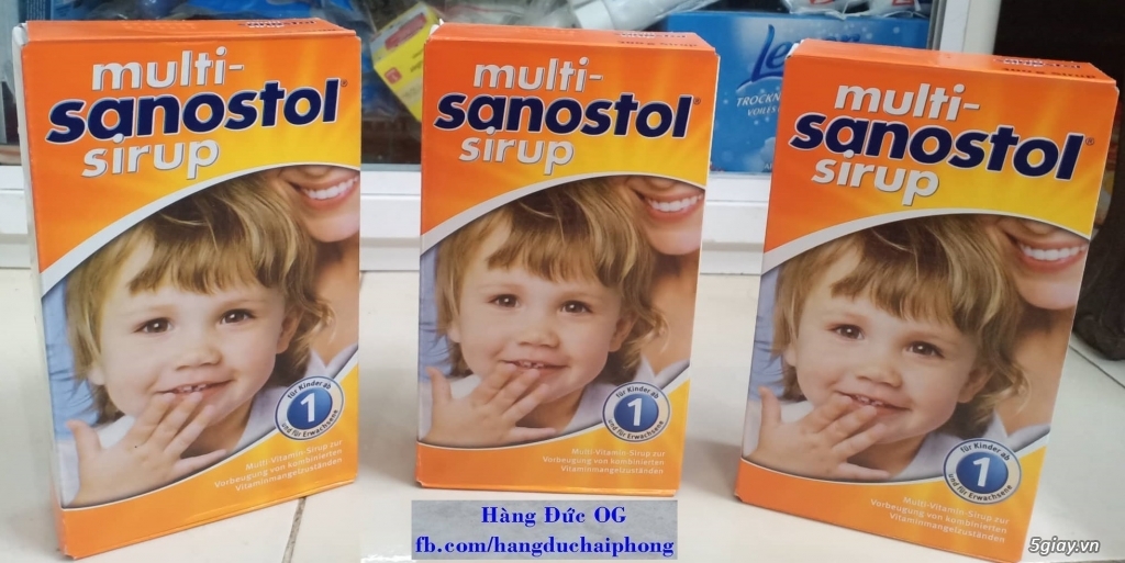 Thanh lí vitamin tổng hợp cho trẻ em trên 1 tuổi Sanostol 1