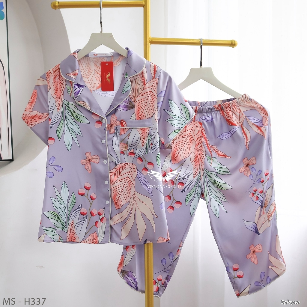 Thời trang cho mùa hè với pijama cộc tay thương hiệu Vingo - 8