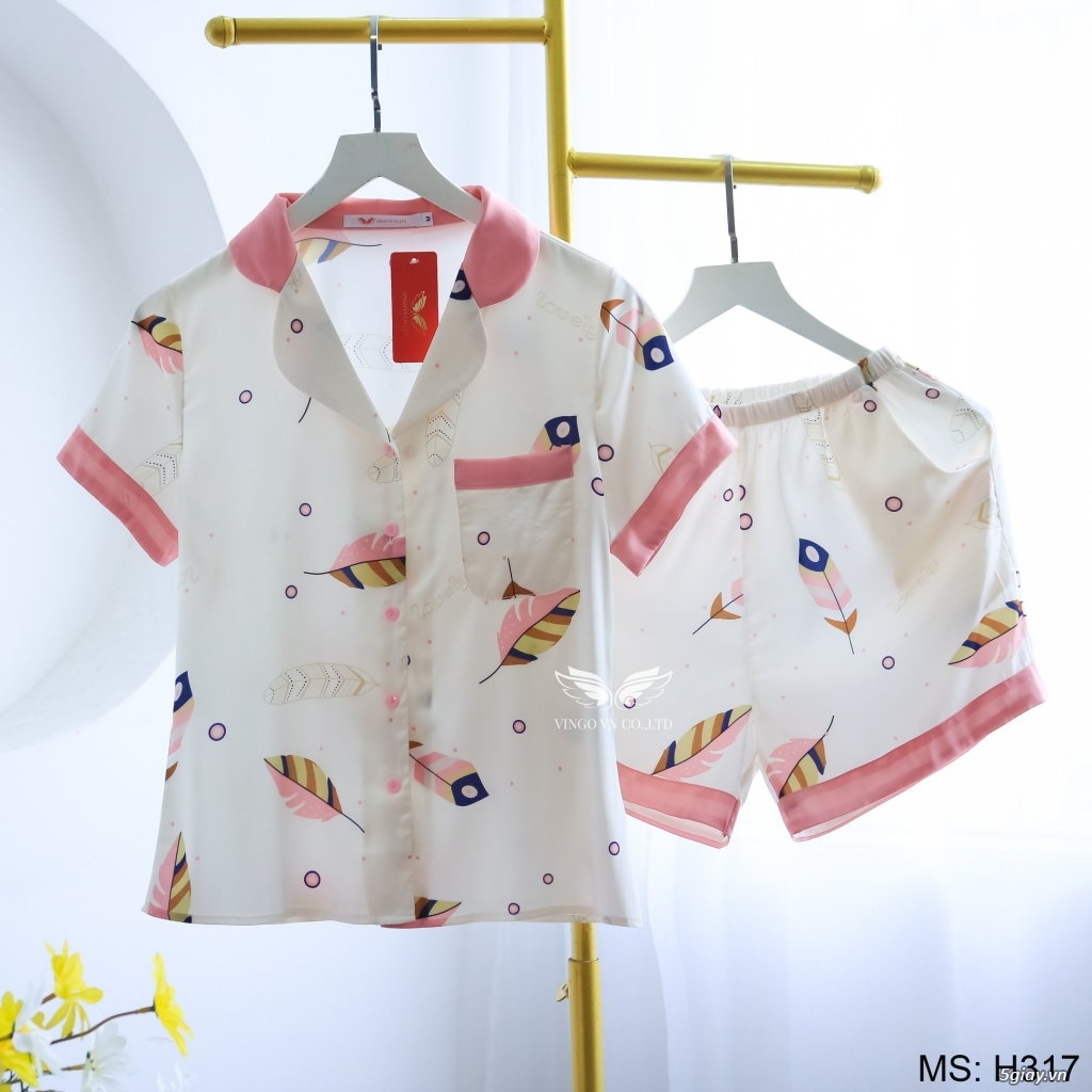 Thời trang cho mùa hè với pijama cộc tay thương hiệu Vingo - 4