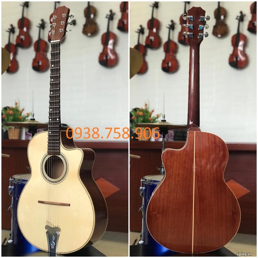 Bán guitar thùng phím lõm giá siêu rẻ tại thủ dầu một bình dương - 12