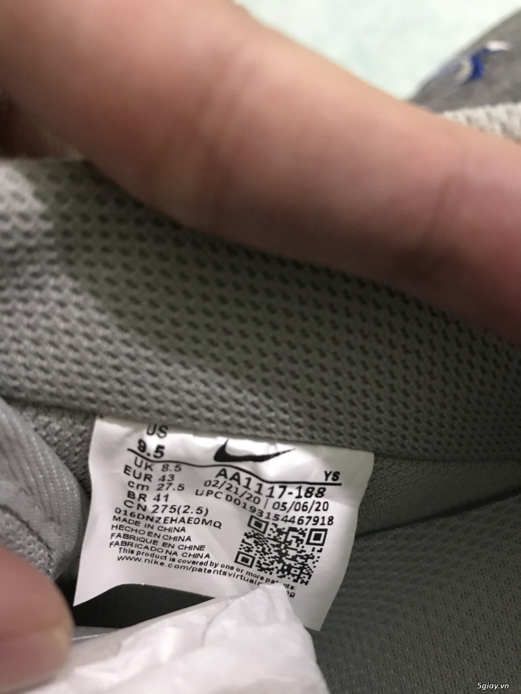 Nike AF1 CR gray size 43 new 100% - 4
