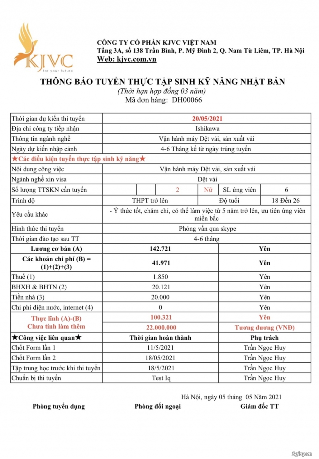 Tuyển 02 nữ đi làm vận hành máy dệt vải tại Nhật Bản - 1