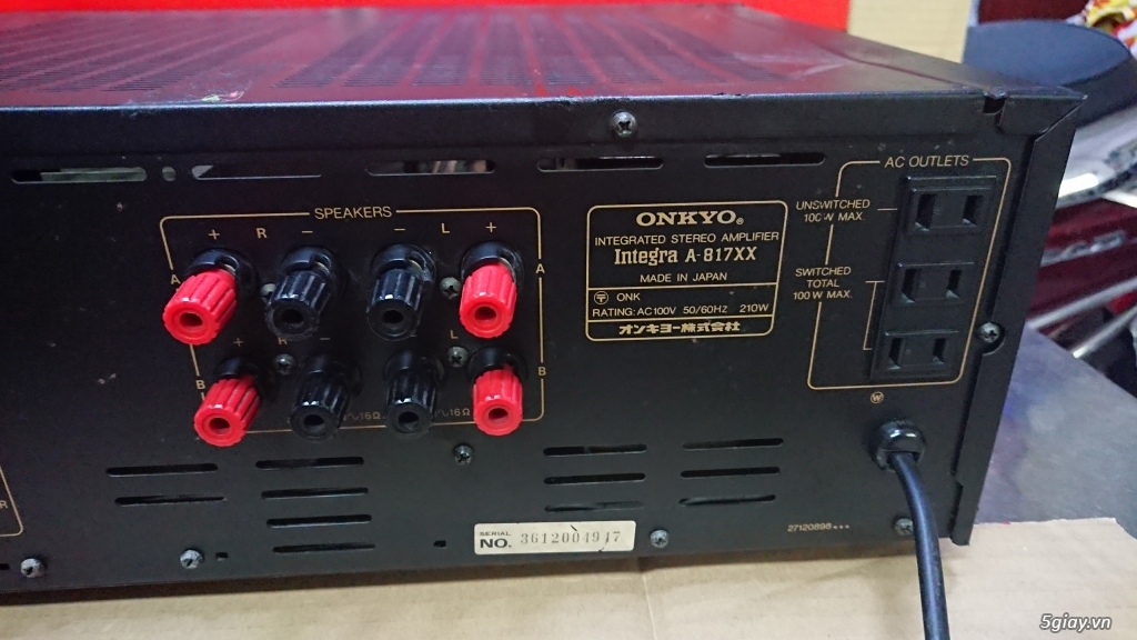 Ampli cổ Onkyo Intergra A 817XX, - 5
