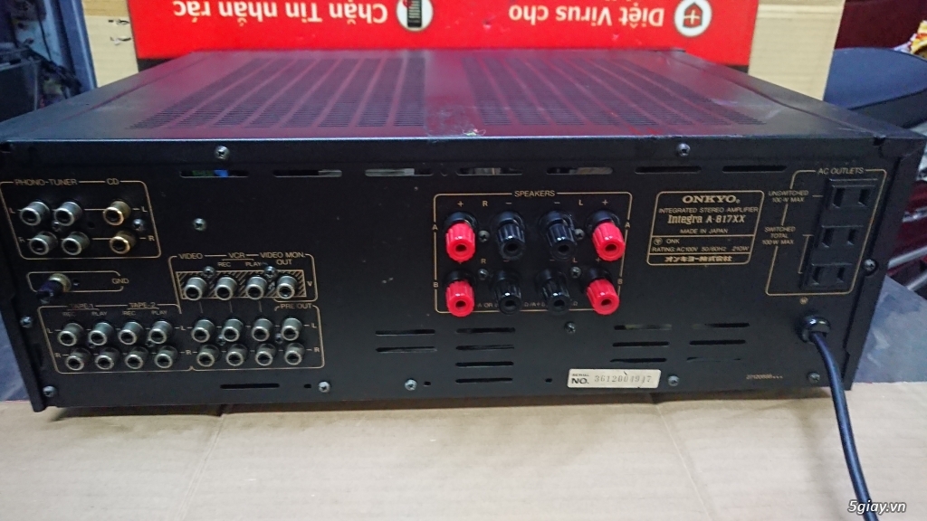 Ampli cổ Onkyo Intergra A 817XX, - 4