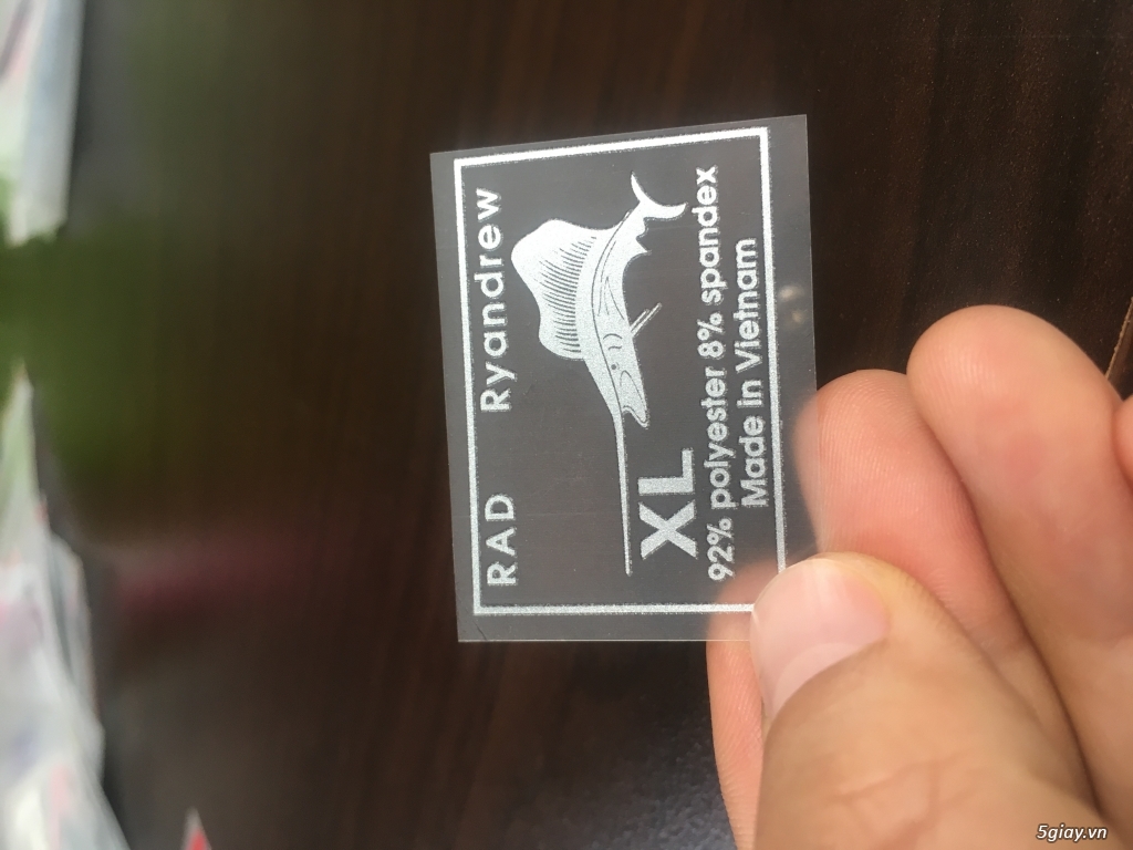 Nhãn ép nhiệt ( tem mác ép nhiệt) - 1