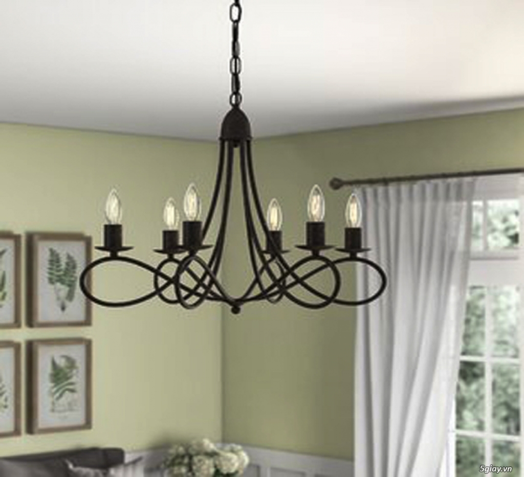 Đèn chùm sắt nghệ thuật  - giá tốt nhất trên 5giay.vn - 4