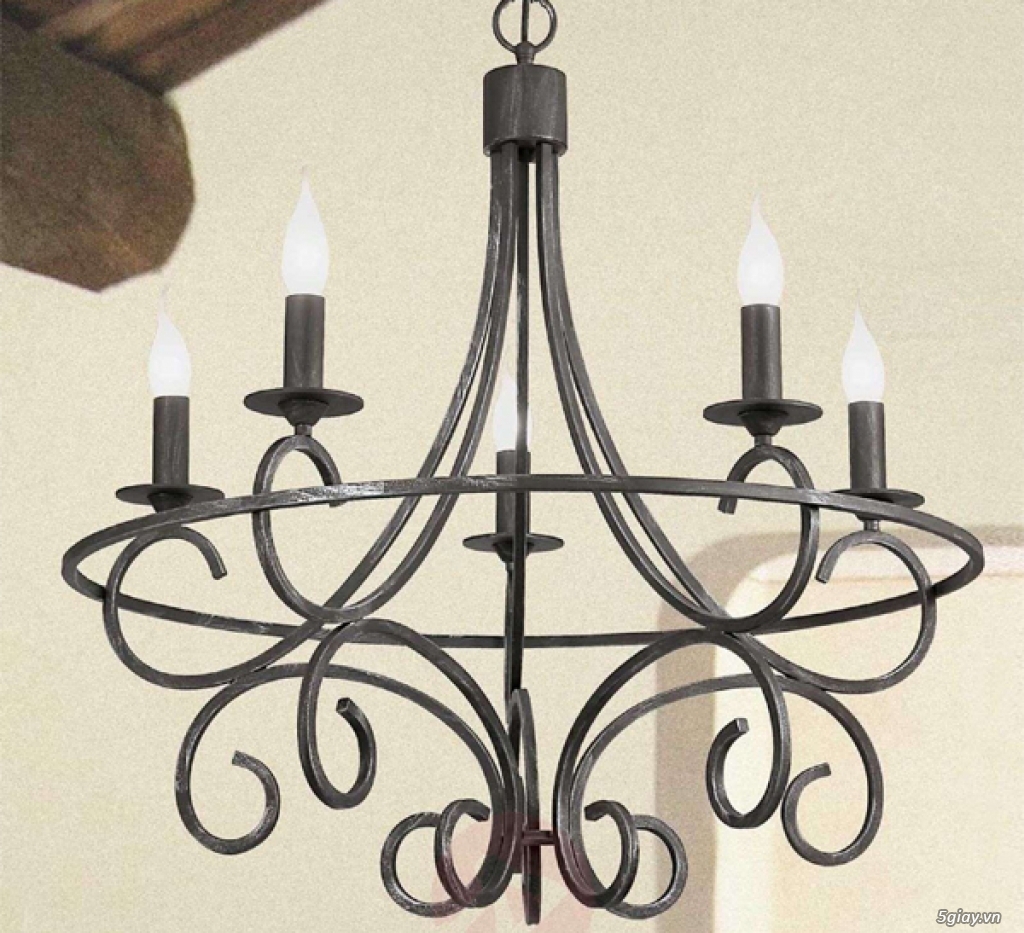 Đèn chùm sắt nghệ thuật  - giá tốt nhất trên 5giay.vn - 1