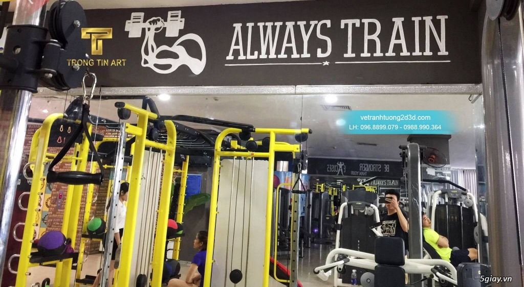 Vẽ tranh tường 3D, tranh tường đẹp - 4