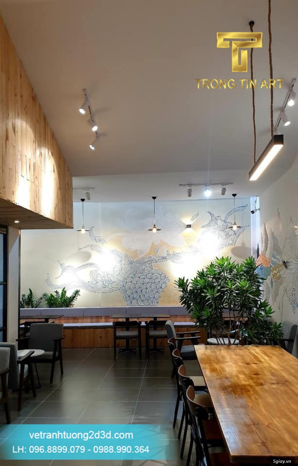Vẽ tranh tường 3D, tranh tường đẹp - 7
