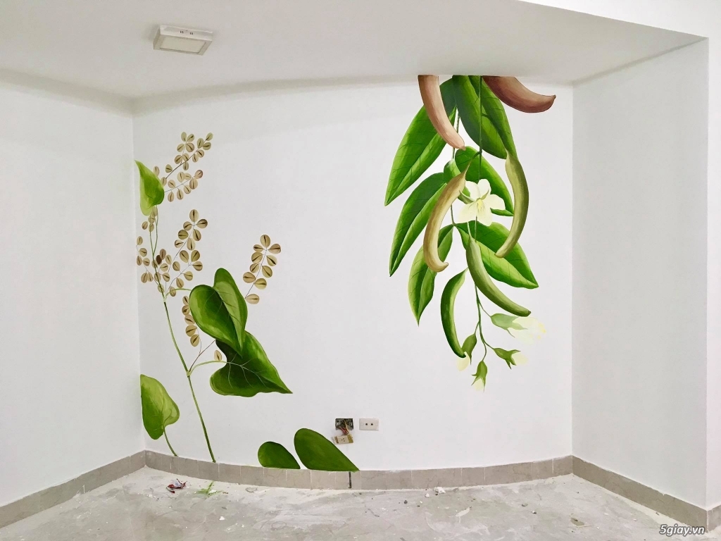 Vẽ tranh tường 3D, tranh tường đẹp - 1
