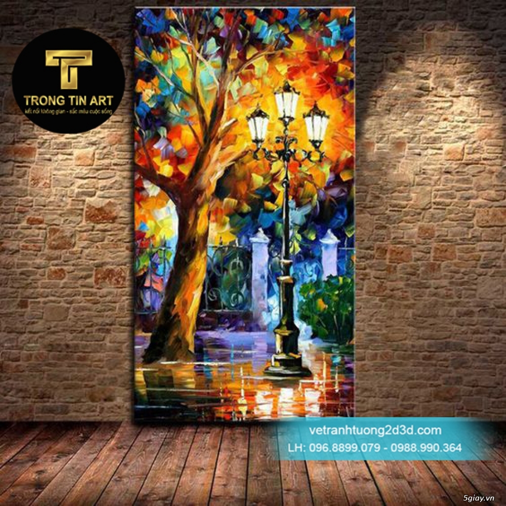 Vẽ tranh tường 3D, tranh tường đẹp - 3