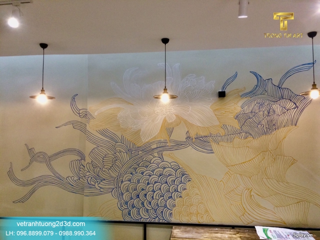 Vẽ tranh tường 3D, tranh tường đẹp - 2