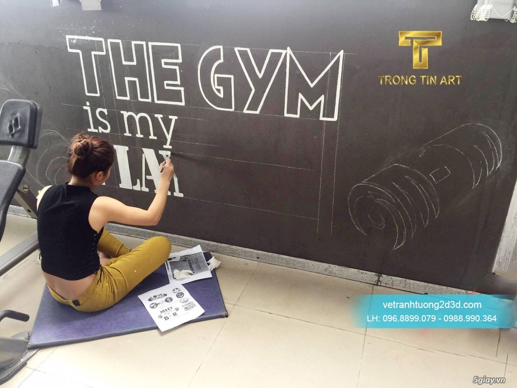 Vẽ tranh tường 3D, tranh tường đẹp - 2