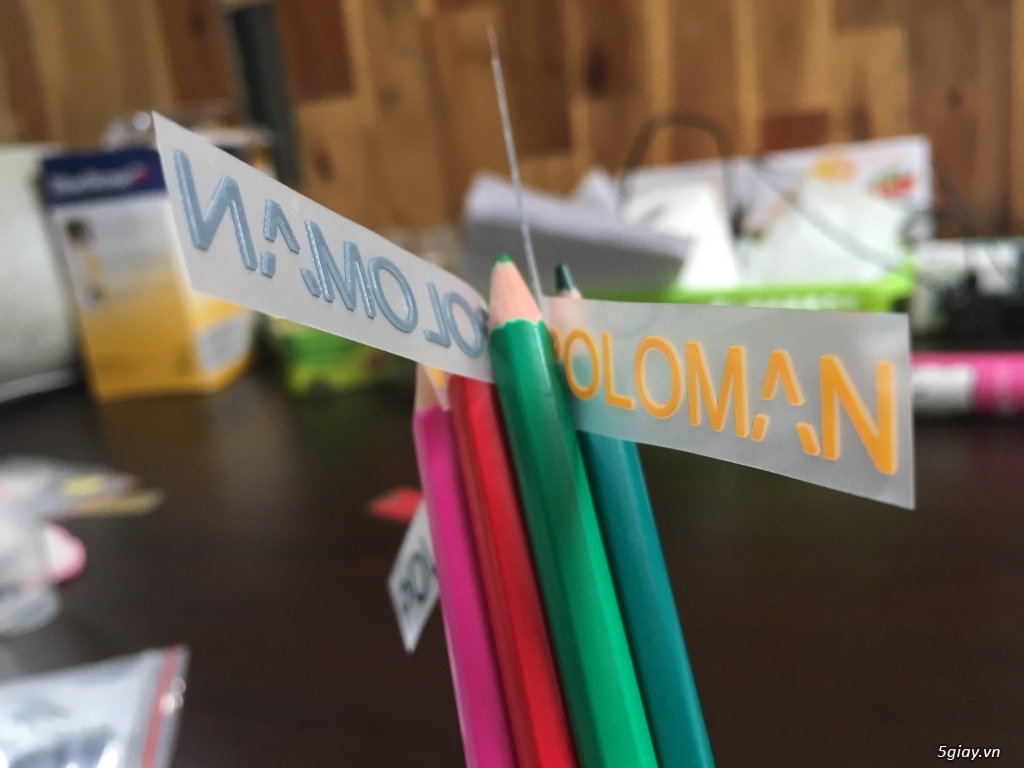 Nhãn ép nhiệt ( tem mác ép nhiệt) - 1