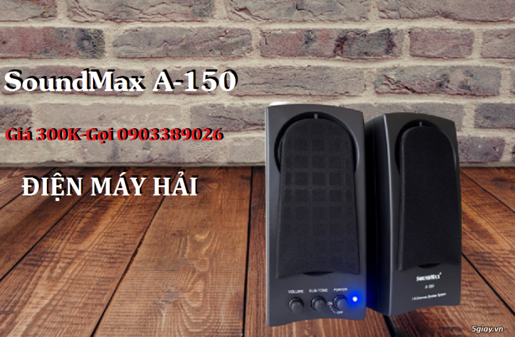 Loa Vi tính SoundMax A-150 bán giá 300K/ cặp tại Điện Máy Hải - 2