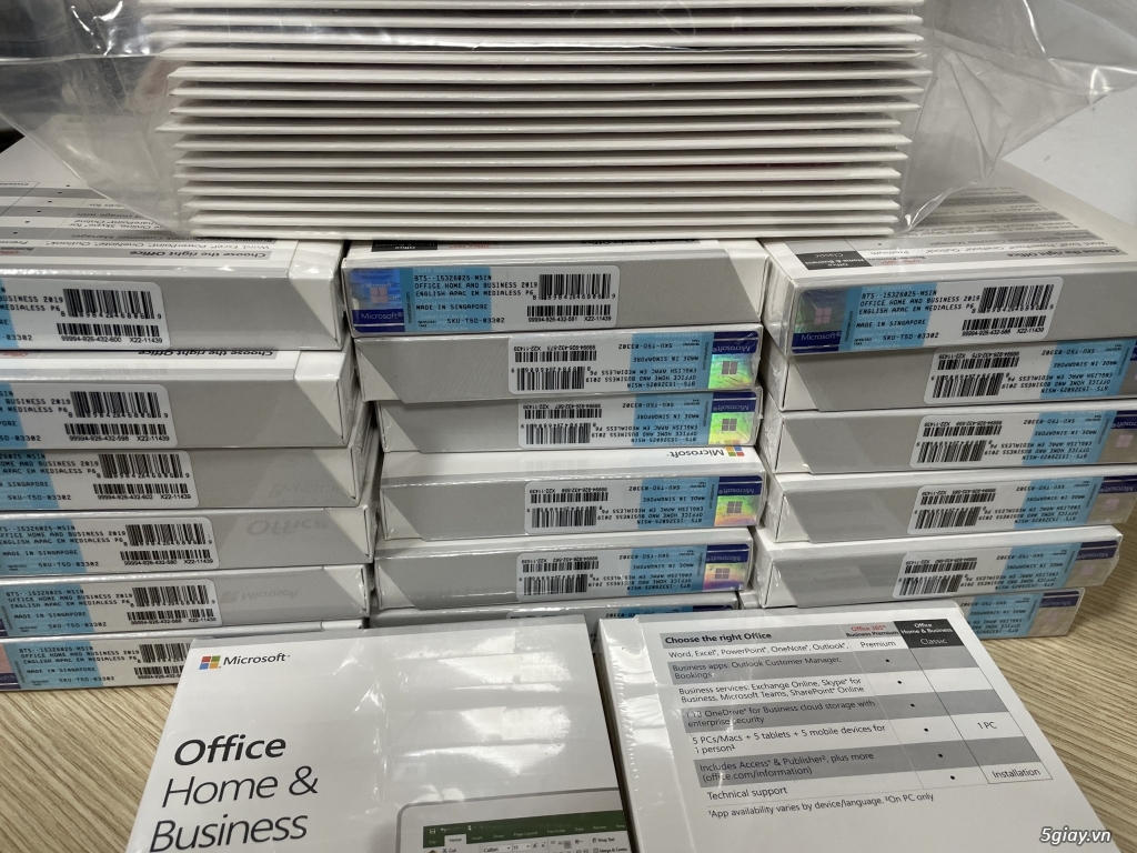 Office Home And Business 2019 English APAC EM Medialess T5D-03302 - 1