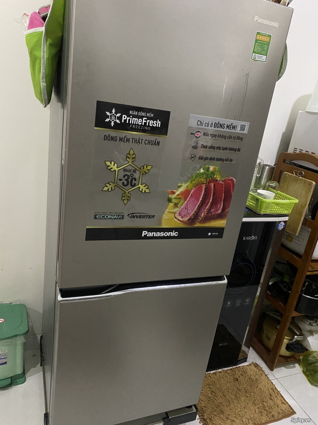 Tủ lạnh panasonic 255l new 98%  NR-BV 289Q - 2