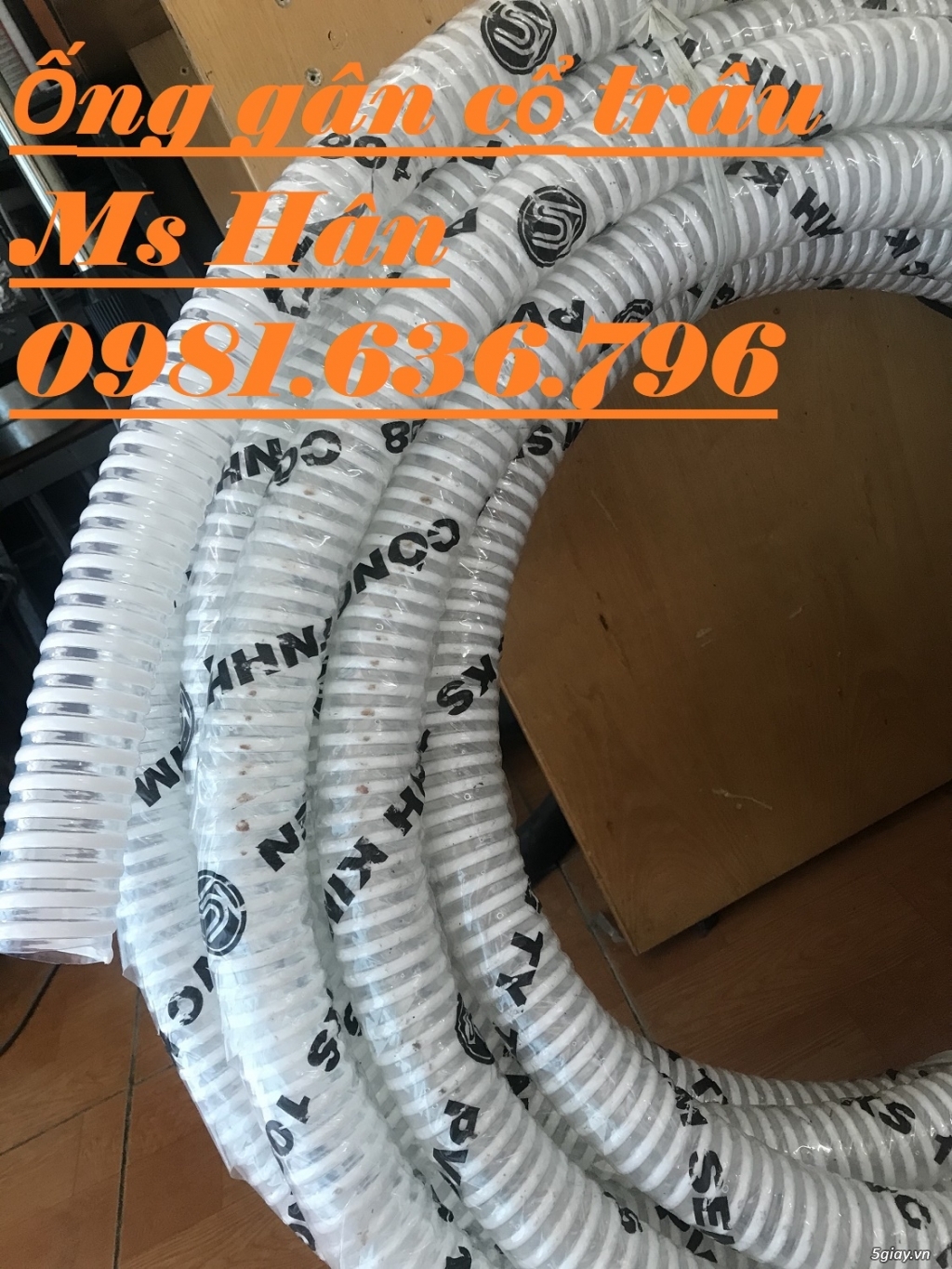 Ống gân nhựa trắng, xanh Phi 100 . - 4