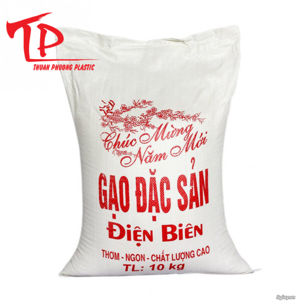 Bao pp dệt, bao bì đựng bột mì, tinh bột sắn 10kg tại xưởng