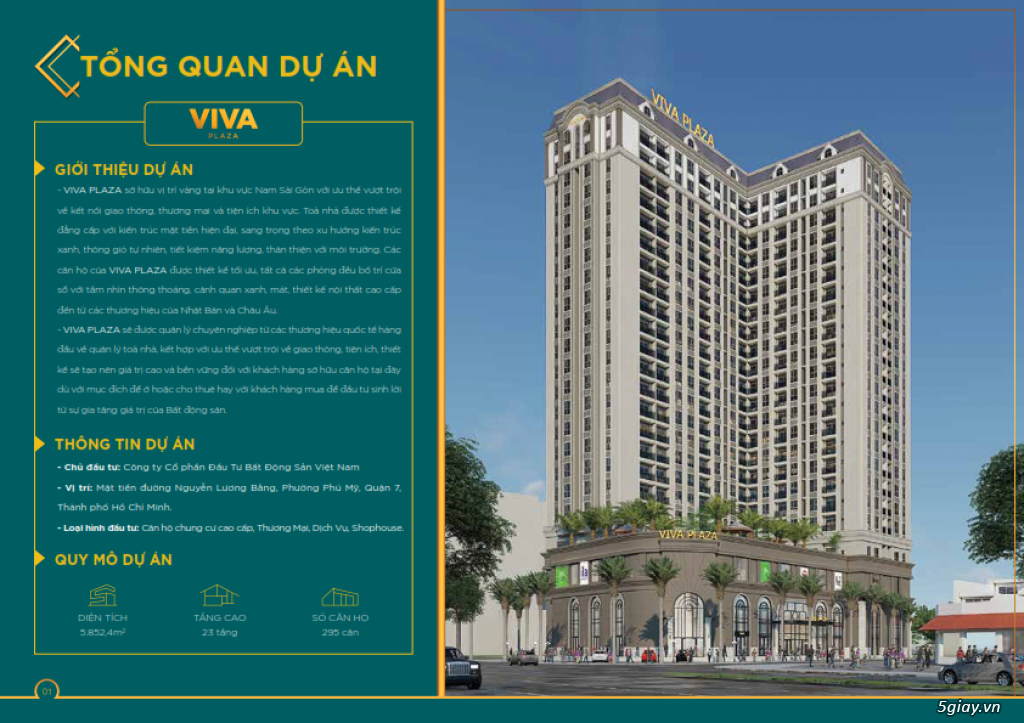 Căn hộ mặt tiền Nguyễn Lương Bằng, Quận 7 - Viva Plaza