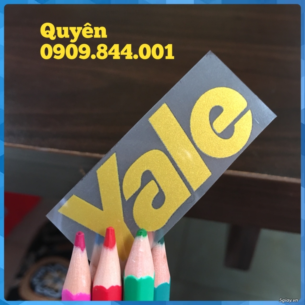 Nhãn ép nhiệt ( tem mác ép nhiệt) - 1