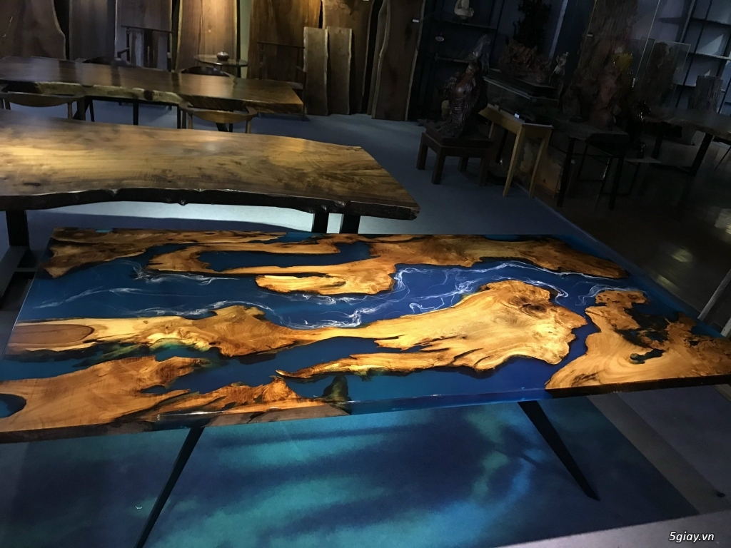 MẪU BÀN GỖ EPOXY LỚN - 4