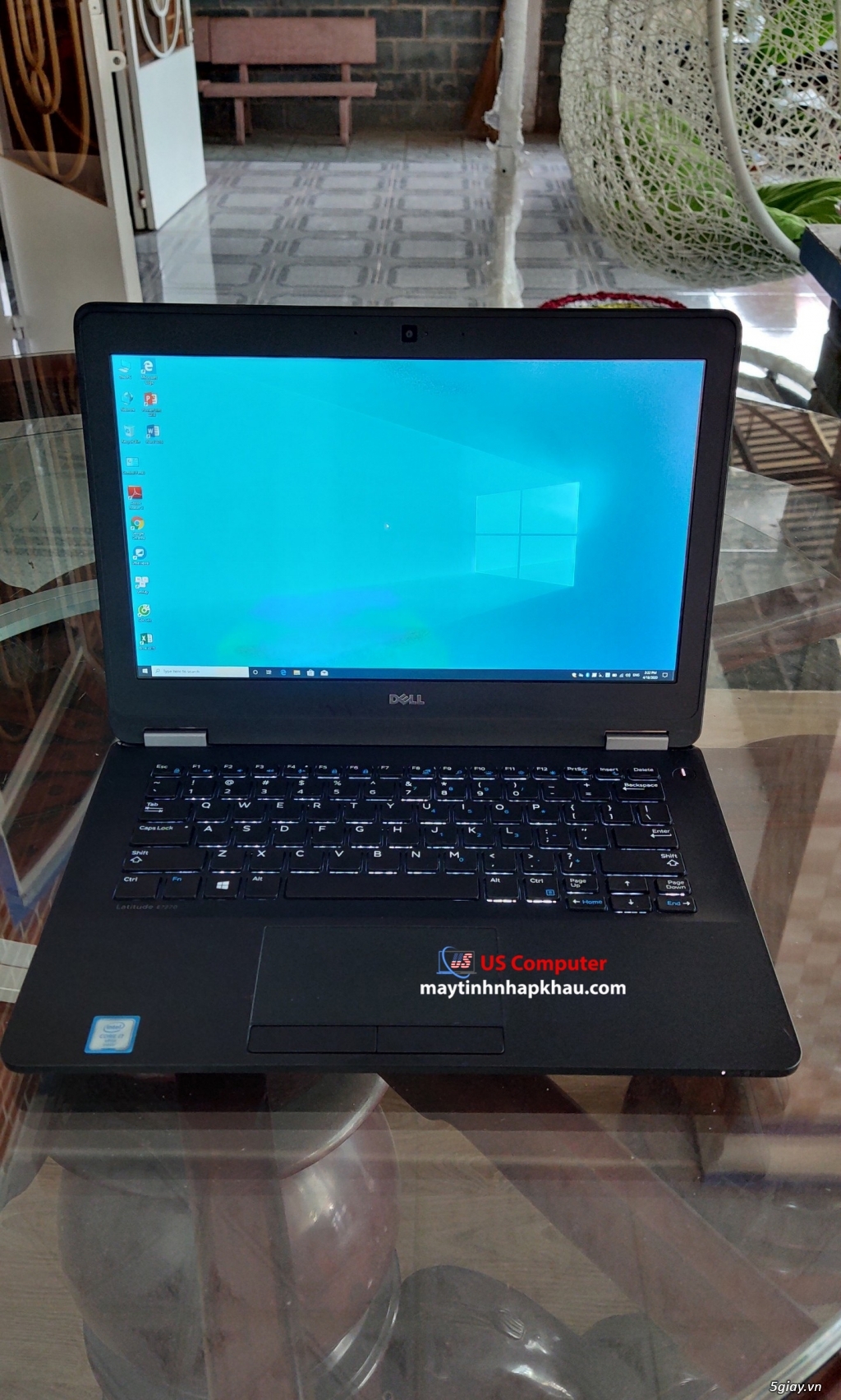 Laptop nhập zin Dell E7270: Core i5 / Ddr4 8G / Ssd 256G / 12.5 - 19
