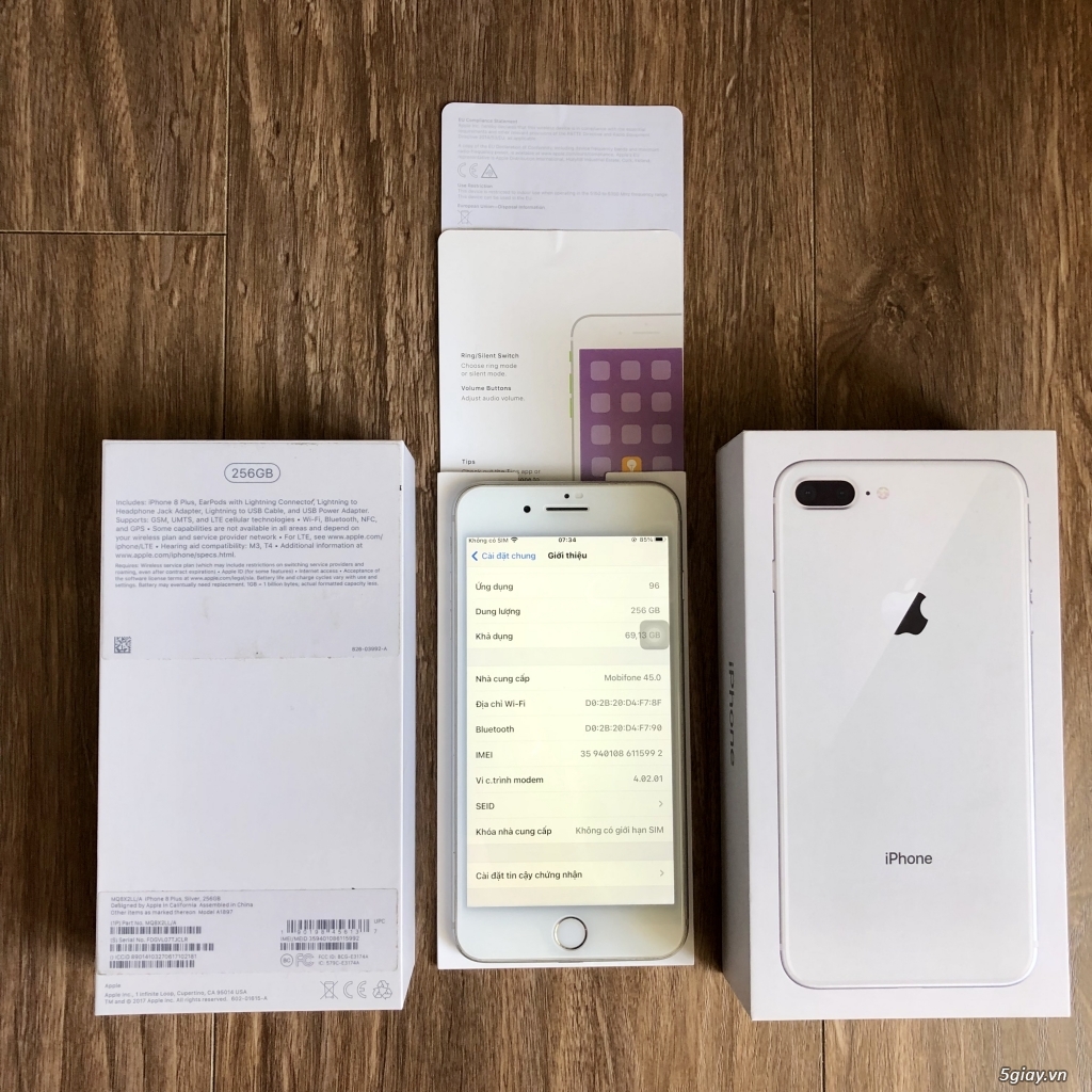 Dư xài bán IP 8 Plus 256gb Quốc Tế LL 98% _ Đang xài hoàn hảo mọi chứ - 4
