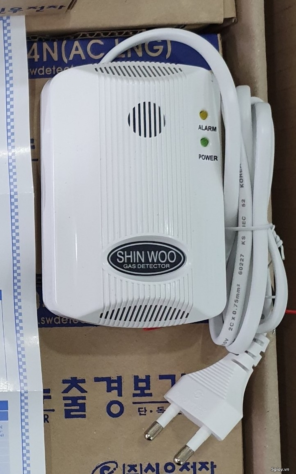 Đầu báo rò khí Gas Shinwoo xuất xứ Hàn Quốc model ND-104N