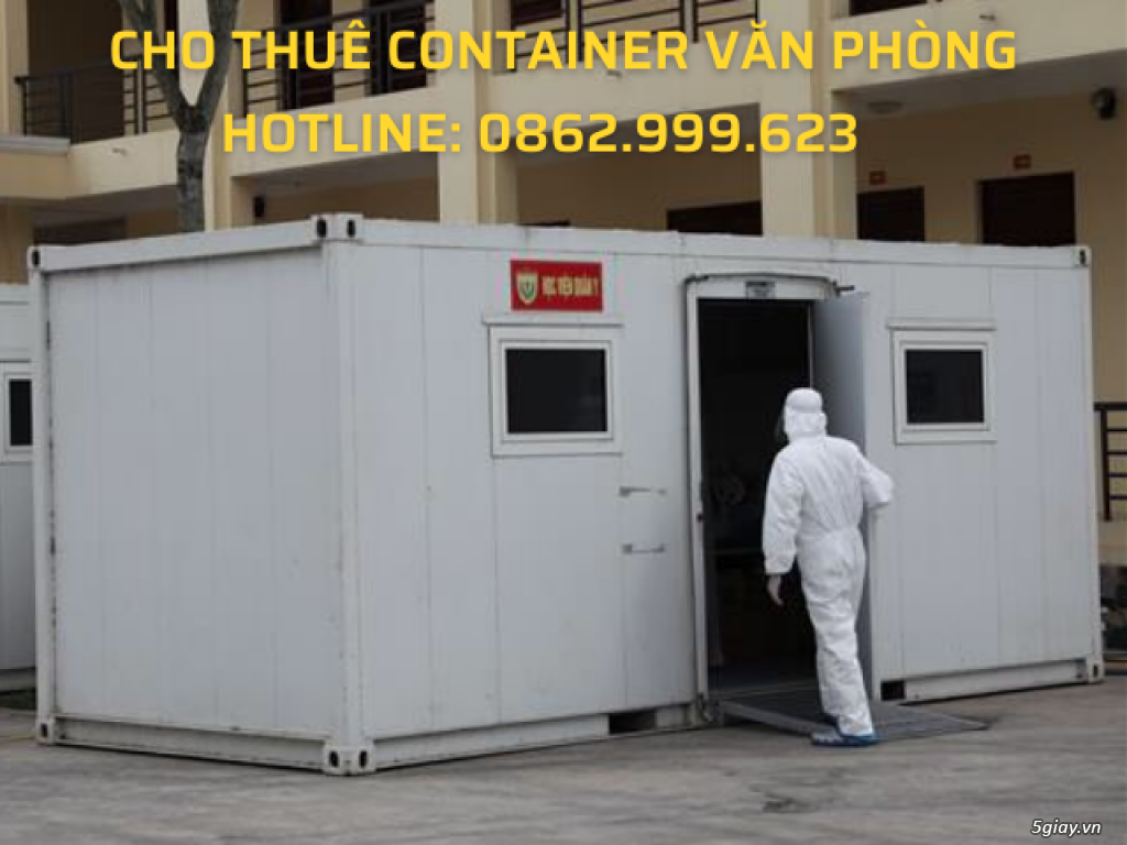 Container làm nhà điều hành dự án công trình xây dựng tại Hà Nội