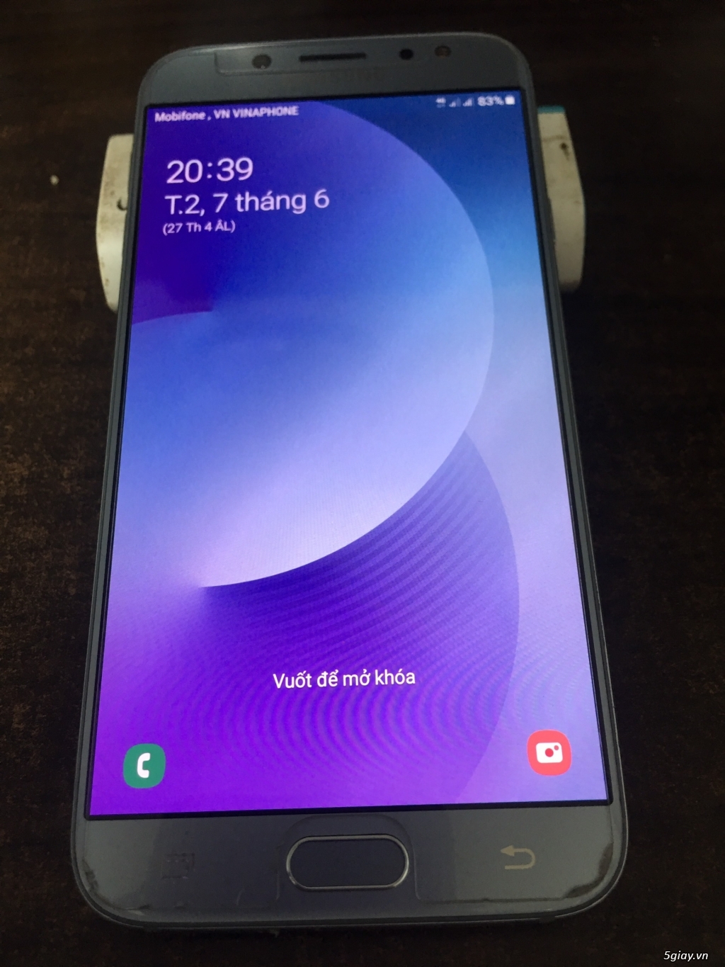 Samsung J7 pro ram3-32G zin dán keo 2 mặt 1tr450k - 1