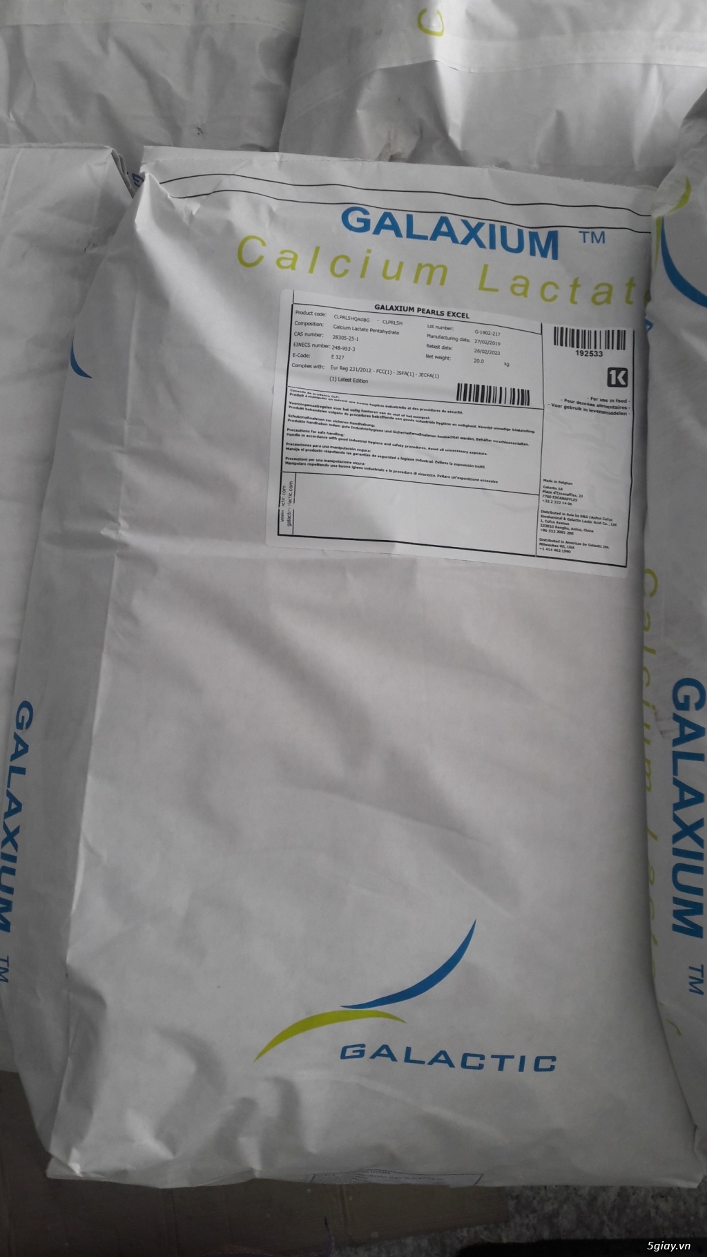 Calcium Lactate - Bỉ