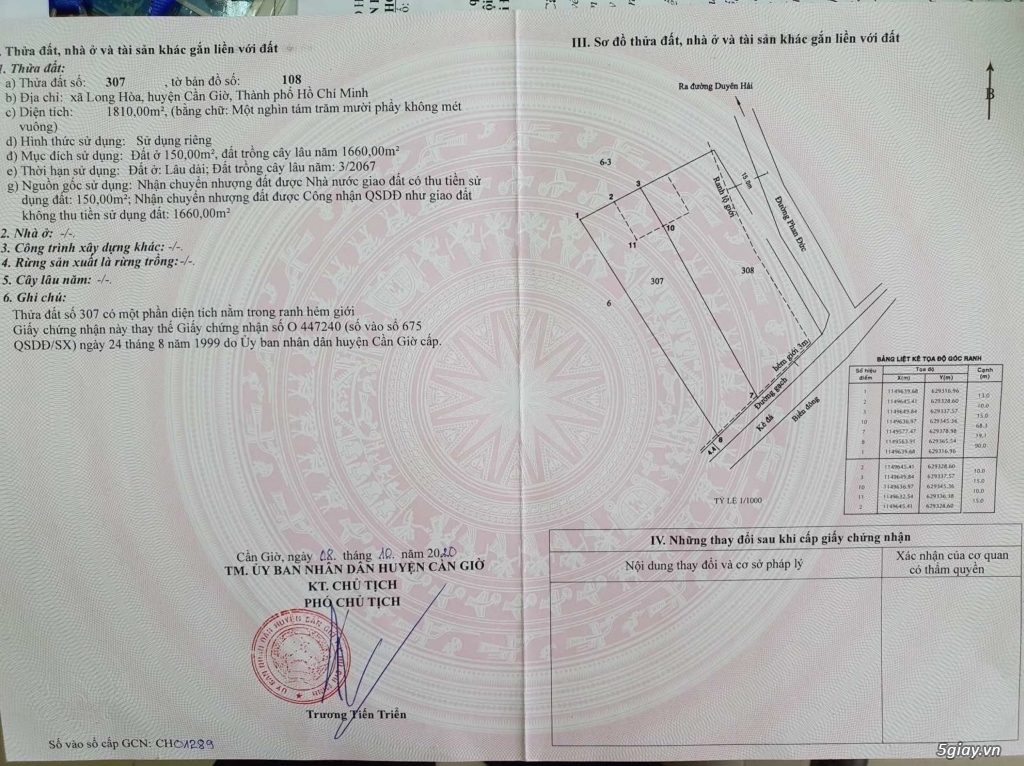 2 LÔ ĐẤT MẶT TIỀN BIỂN CẦN GIỜ - 1