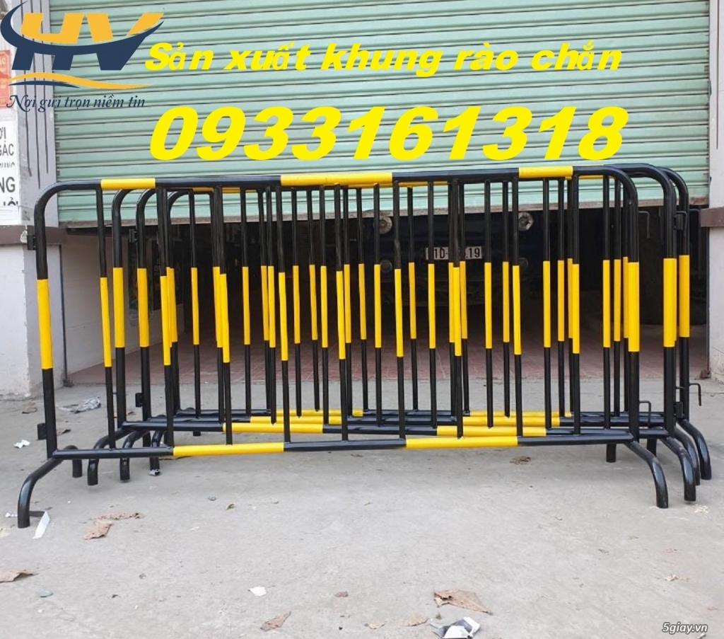 Hàng rào di động, rào chắn barie , hàng rào chắn di chuyển - 2