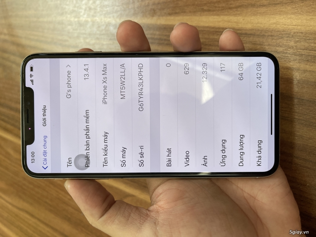 XS MAX QT Mỹ 64gb Silver